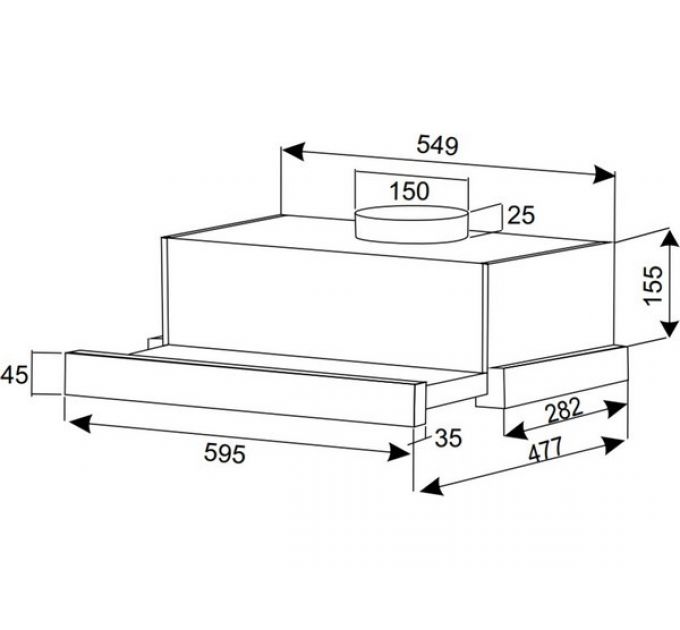 Вытяжка EXITEQ EX-1416 black