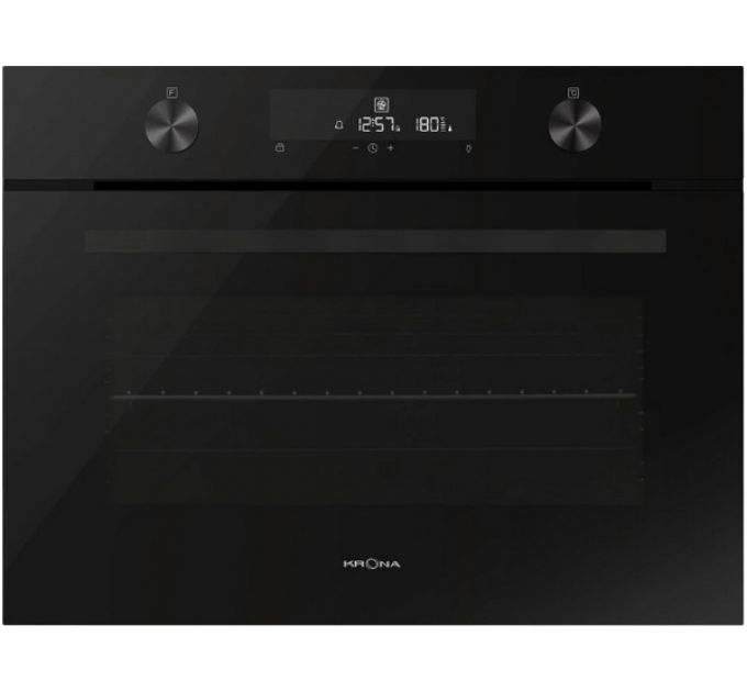 Духовой шкаф KRONA PARABEL 45H BL/BL компактный