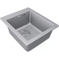 Мойка Paulmark Kante 40 PM104249-GRM, серый металлик