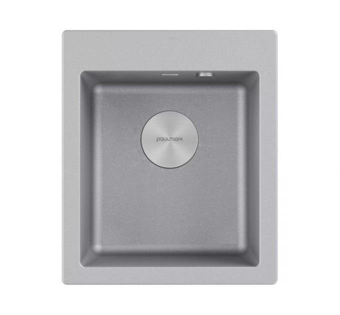 Мойка Paulmark Kante 40 PM104249-GRM, серый металлик