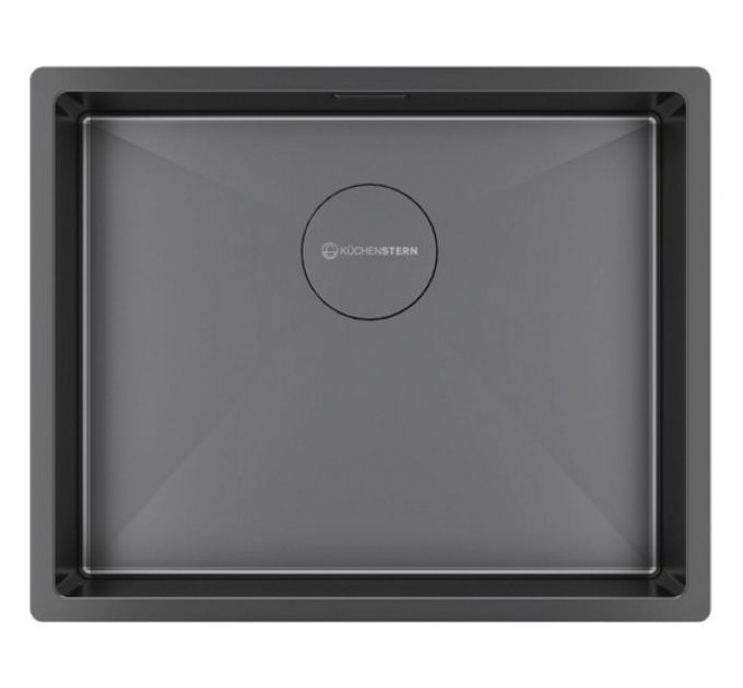 Мойка Kuchenstern KRAFT 60 вороненая сталь