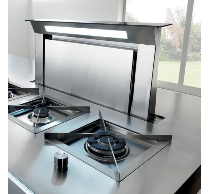 Вытяжка Falmec DOWNDRAFT GLASS BLACK 90