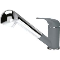 Смеситель Florentina Сигма серый шёлк