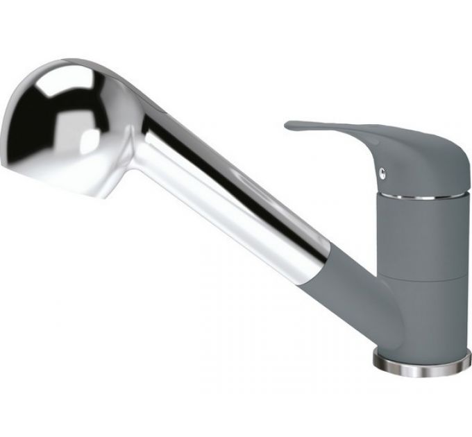 Смеситель Florentina Сигма серый шёлк
