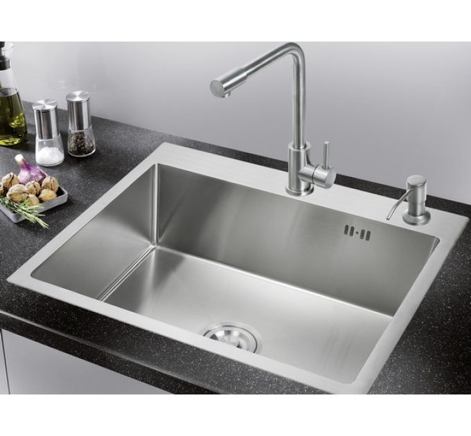 Мойка Handmade MR-5843, нержавеющая сталь (набор 3 в 1)