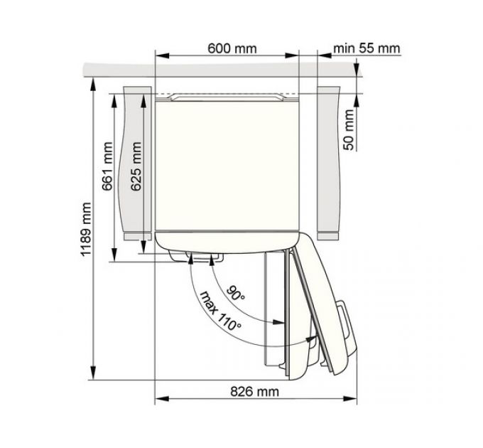 Холодильник Gorenje OBRB615DBK