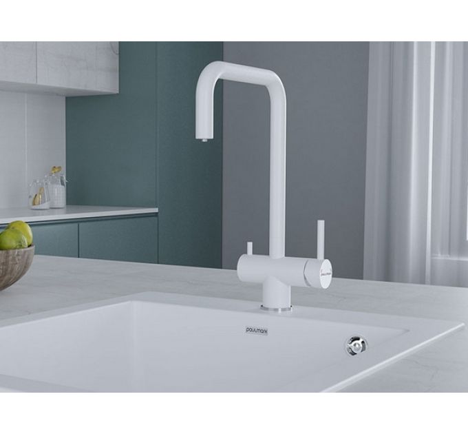 Смеситель Paulmark Wetter We213030-WH (431), белый матовый