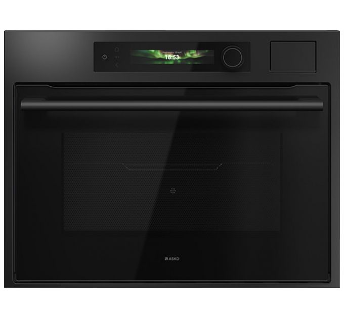 Духовой шкаф ASKO OCSM64GSH компактный c паром и СВЧ