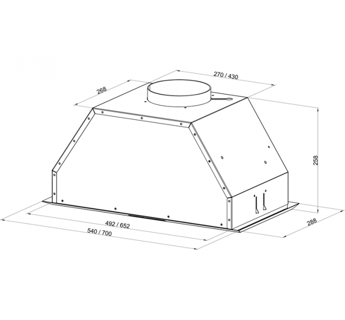 Вытяжка Kuppersberg INTRO 60 White