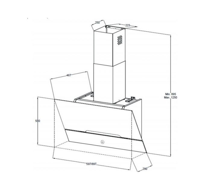Вытяжка Jacky's JV WW684