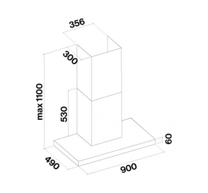 Вытяжка Falmec PLANE NRS 90 (PLUS)