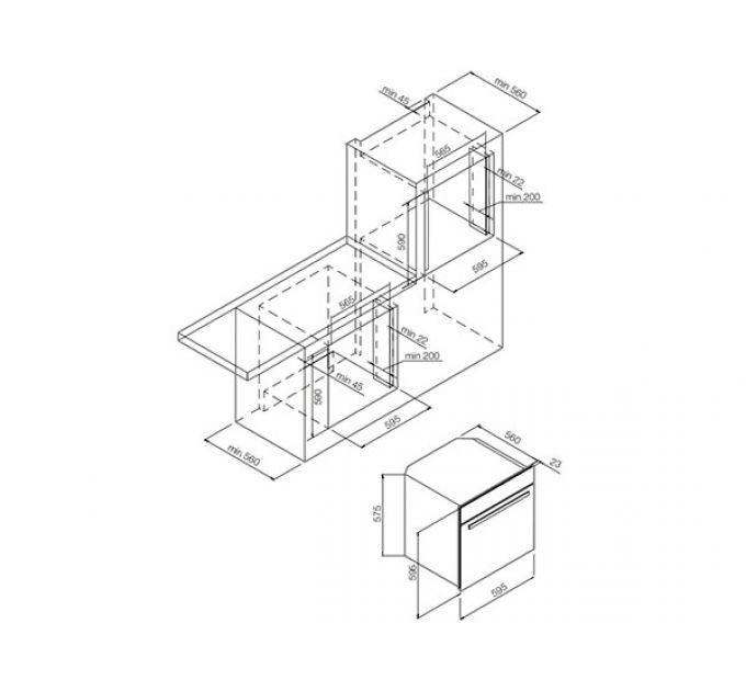 Духовой шкаф GRAUDE BK 60.1 SM