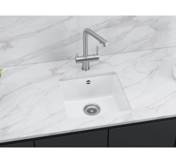 Мойка Kuchenstern SUBKERAM 45 кристальный белый