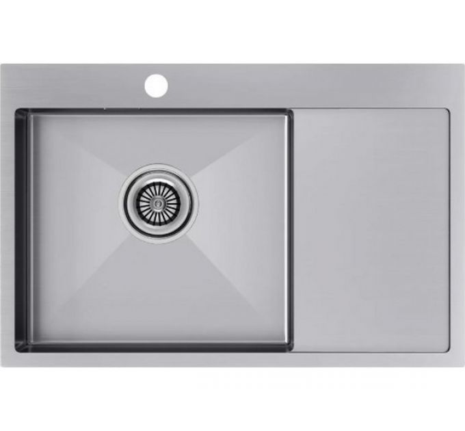 Мойка Paulmark Kroner 78F PM217851-BSL, брашированная нерж. сталь