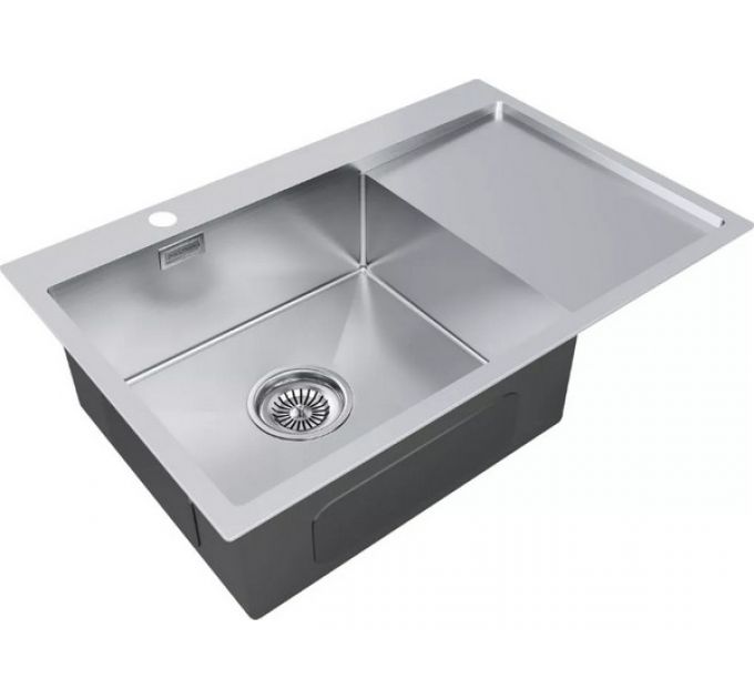 Мойка Paulmark Kroner 78F PM217851-BSL, брашированная нерж. сталь