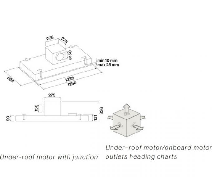 Вытяжка Falmec SKEMA 120 WHITE