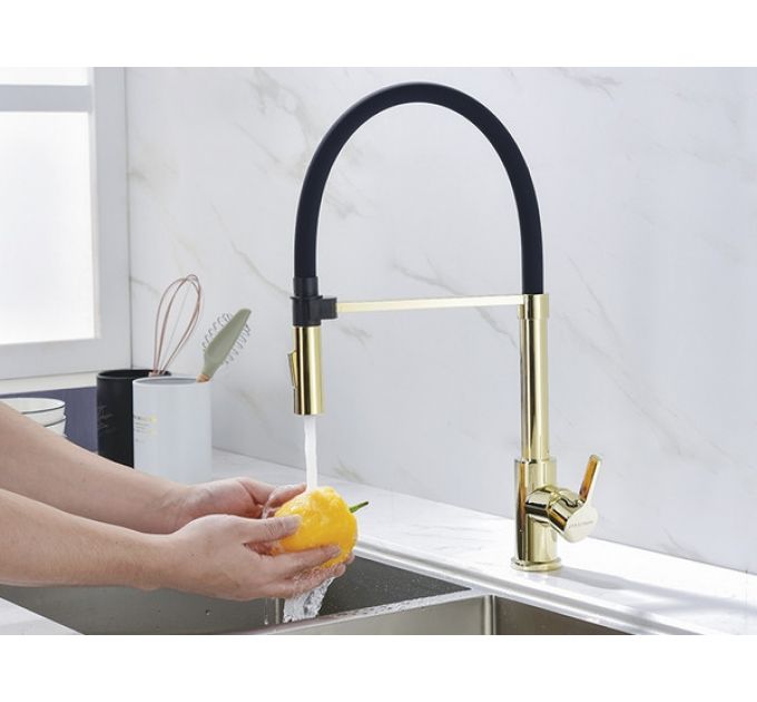 Смеситель Paulmark Halt Ha214021-G, золото