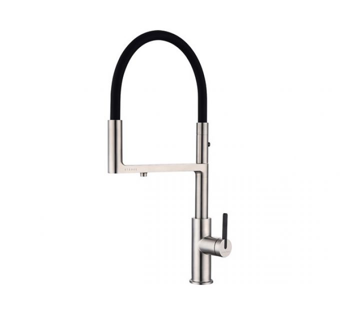 Смеситель Paulmark Tornado To213402-BS (NI), брашированная сталь (никель)