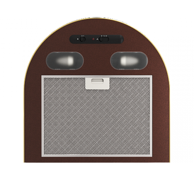 Вытяжка Elikor Эпсилон 50П-430-П3Л медный антик/зол.