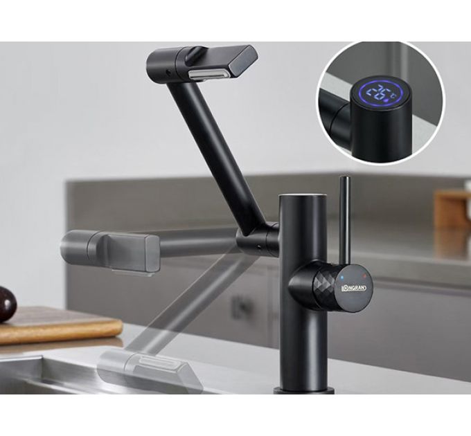 Смеситель Longran Techno LM1111 Black