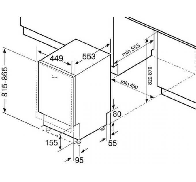 Посудомоечная машина KRONA KASKATA 45 BI V2