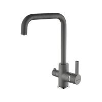 Смеситель Paulmark Logas Lo213021-GRM (402), серый металлик