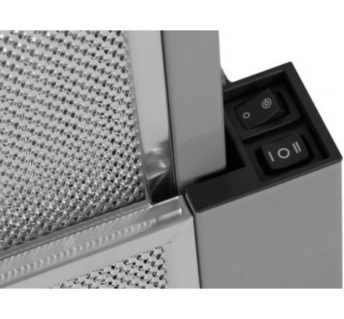 Вытяжка MAUNFELD VSQ 60 нержавеющая сталь/белое стекло