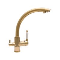 Смеситель Florentina Шале золото