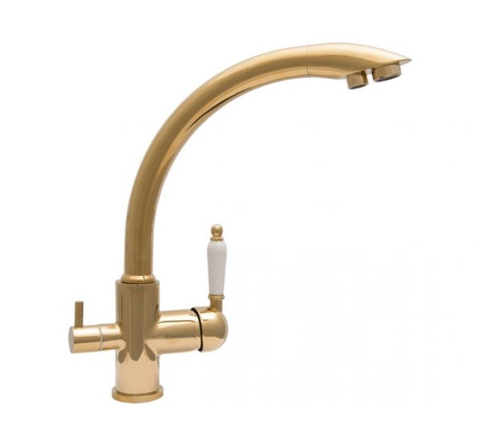 Смеситель Florentina Шале золото