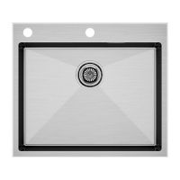 Мойка Paulmark Kroner-edge 59 PM775951-BS, брашированная нерж. сталь