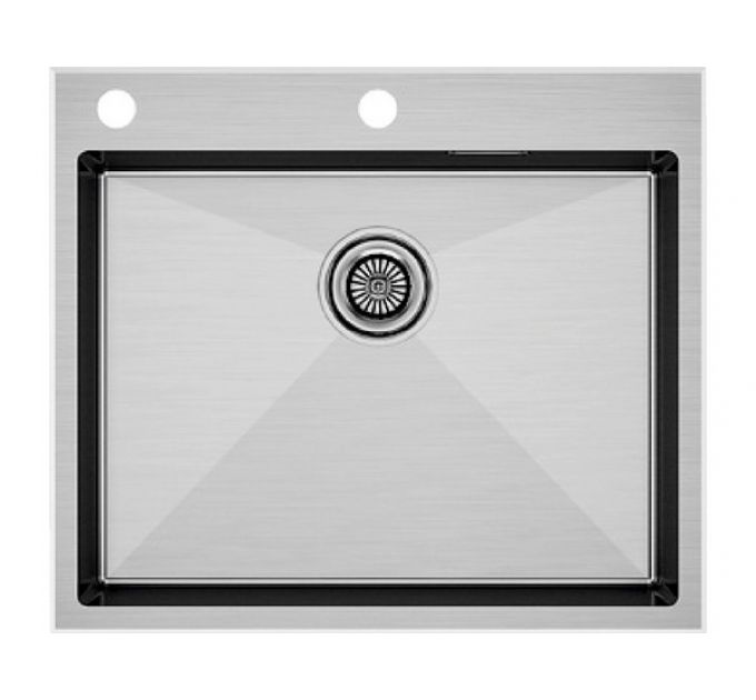 Мойка Paulmark Kroner-edge 59 PM775951-BS, брашированная нерж. сталь