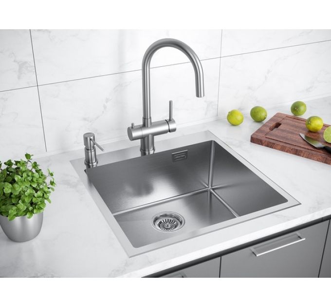 Мойка Paulmark Kroner-edge 59 PM775951-BS, брашированная нерж. сталь