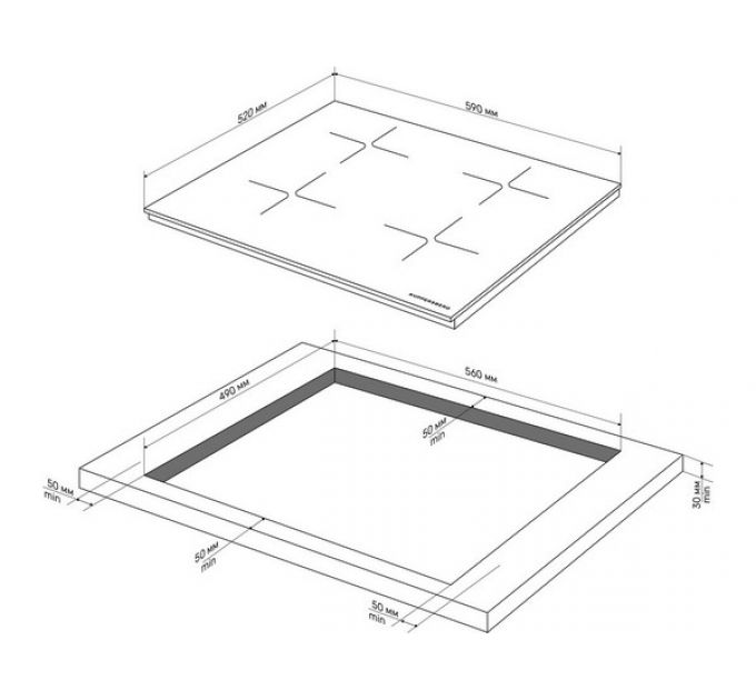 Варочная панель Kuppersberg ICI 608 индукционная