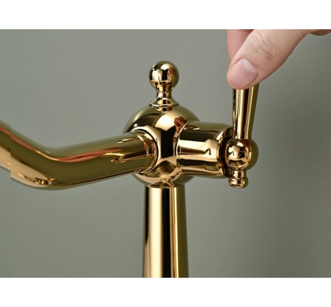 Смеситель Paulmark Retro Re213226-G, золото
