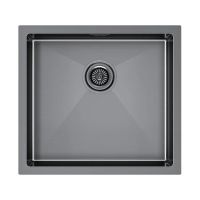 Мойка Paulmark Gerberg 48 uni PM254844-GM, вороненая сталь
