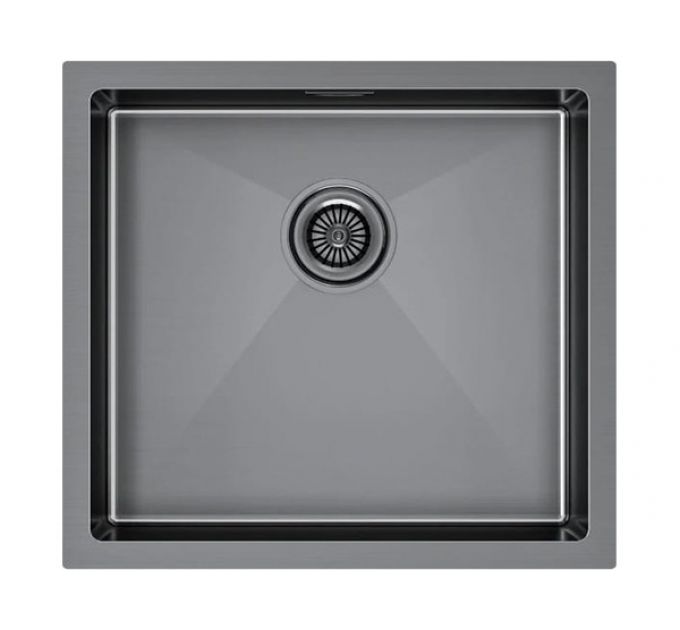 Мойка Paulmark Gerberg 48 uni PM254844-GM, вороненая сталь