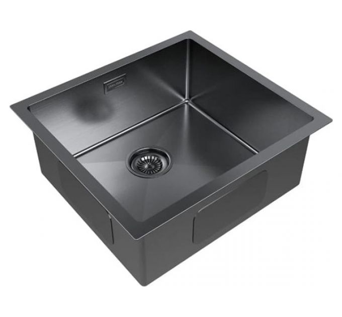 Мойка Paulmark Gerberg 48 uni PM254844-GM, вороненая сталь