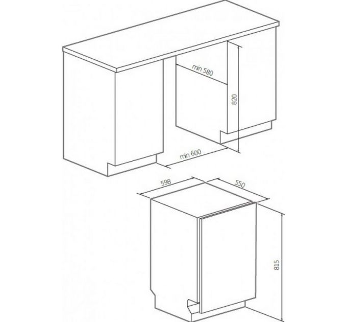 Посудомоечная машина GRAUDE VG 60.1