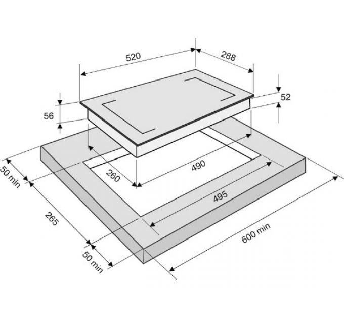 Варочная панель KRONA MYSTERIUM max ih 30 GR индукционная