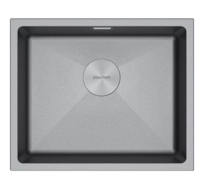 Мойка Paulmark Lumi 55uni LU55-GRM, серый металлик