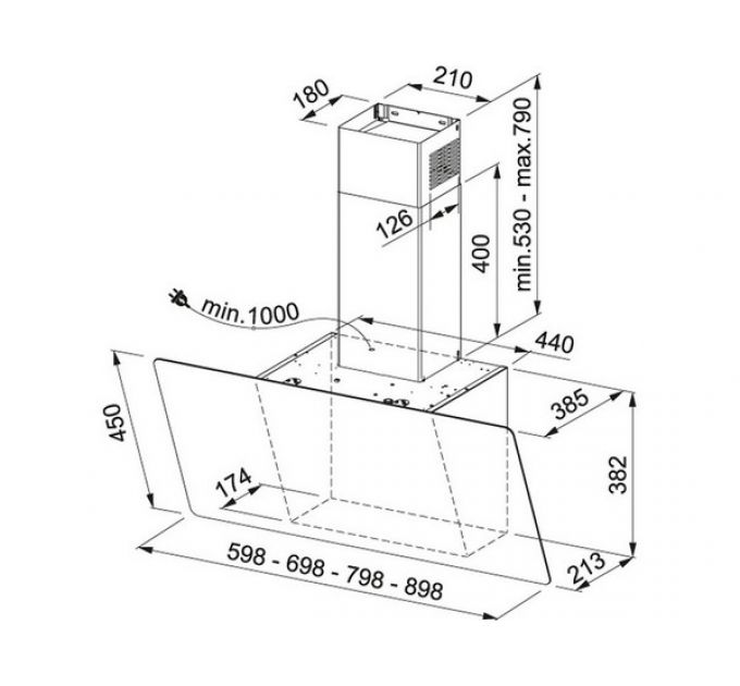 Вытяжка Franke FPJ 625 V BK/SS (330.0528.064)