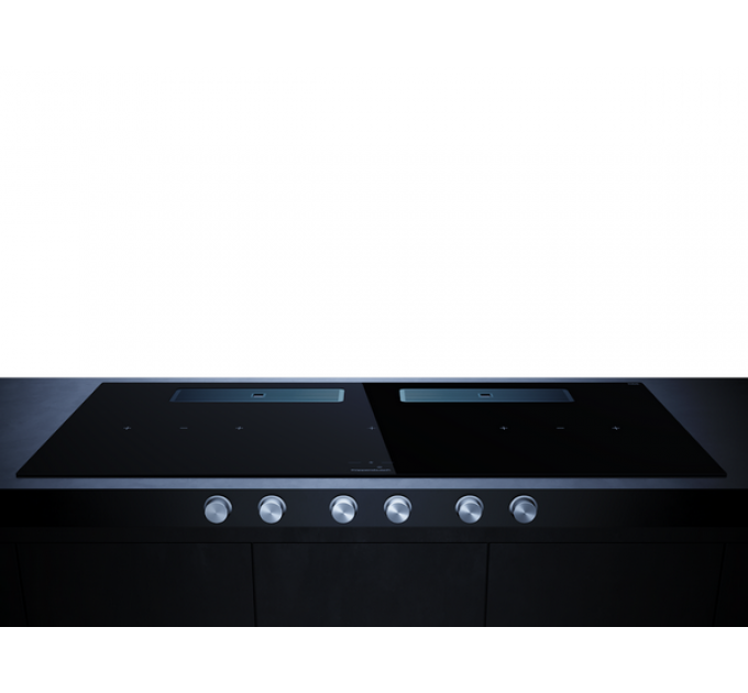 Варочная панель Kuppersbusch KMI 12850.0 SR-E Stainless steel индукционная с вытяжкой