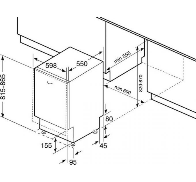 Посудомоечная машина KRONA KASKATA 60 BI V2