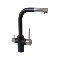 Смеситель Florentina Кристалл антрацит