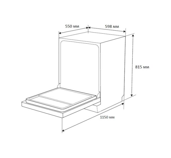 Посудомоечная машина Midea MID60S100i