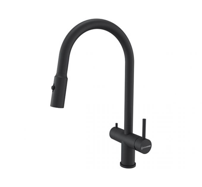 Смеситель Kuchenstern BRUNN-FS черный