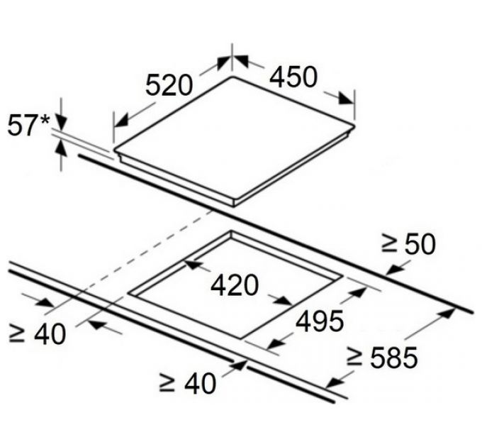 Варочная панель MAUNFELD CVI453BK индукционная