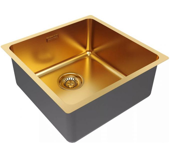 Мойка Paulmark Vista 44 PM304444-BG, брашированное золото