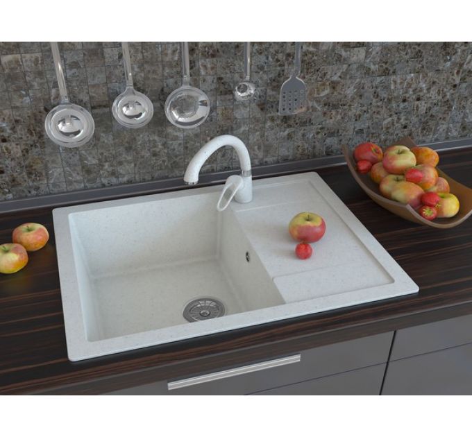 Мойка Gamma Stone GS-15 белый 331