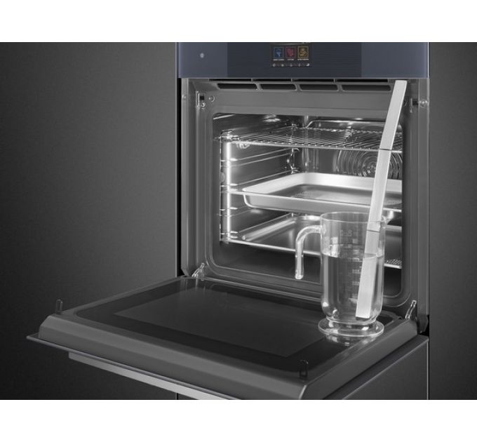 Духовой шкаф SMEG SO6104APG с паром и СВЧ